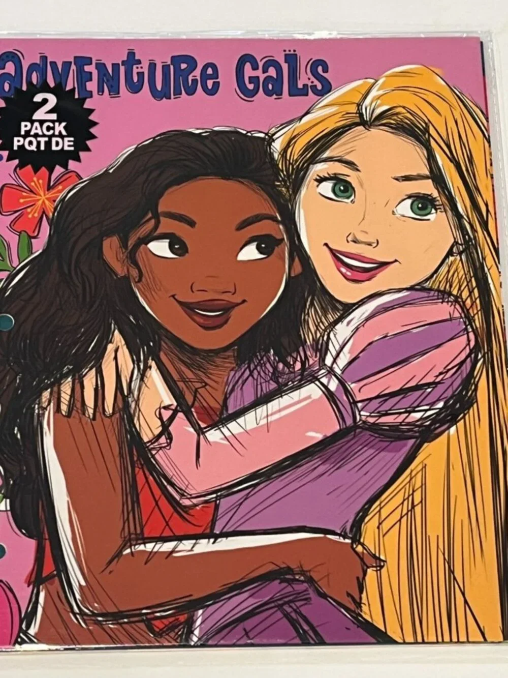 Disney Adventure Gals Folder 2-Pack Moana & Rapunzel School Supplies